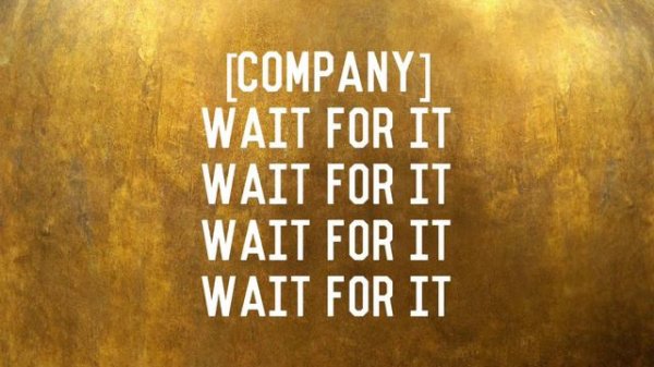 Wait for it (Hamilton) lyric video