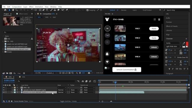 How To Create VHS Effect in After Effects | FREE After Effects Plugin Tutorial смотреть онлайн