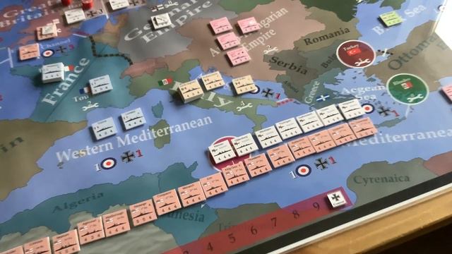 Kaiser's Fleet - 1914 Turn 4 Play Through смотреть онлайн