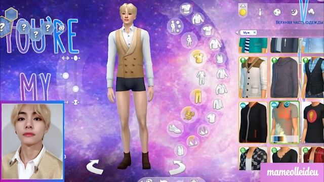 Ким Тэхён в Симс 4 | Kim Taehyung (V) from BTS | 심즈 4 смотреть онлайн