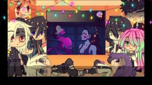 //реакция Хашир на Танджиро и Незуко//гача //с новым годом //(Асагири_рико)