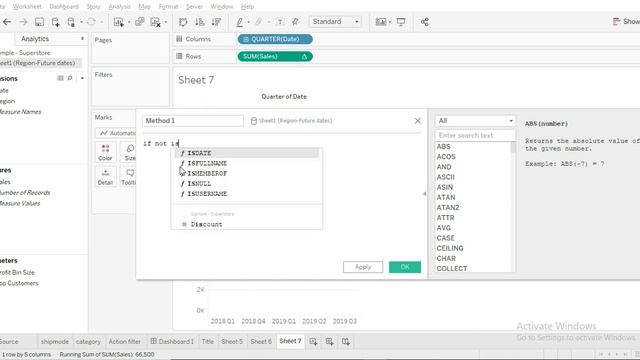 Tableau - How to remove future values that displays on Running sum смотреть онлайн