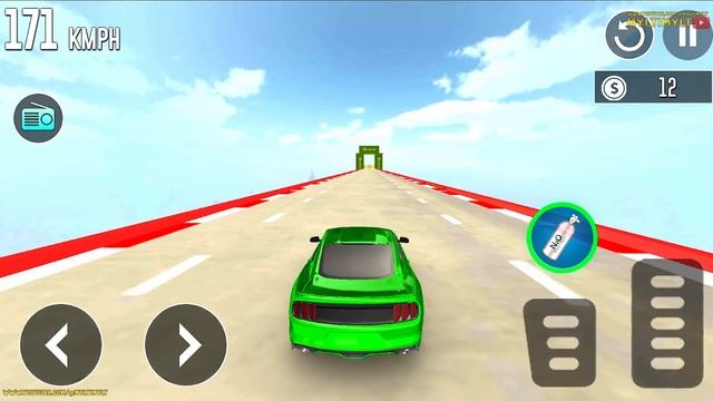 Muscle Car Stunts 3D - Mega Stunt Ramp Simulator - Android GamePlay смотреть онлайн