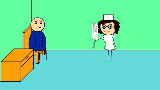 Когда у тебя плохое зрение | Поход к окулисту смотреть онлайн