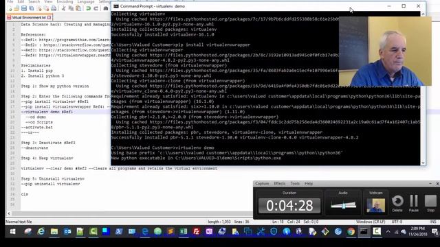 Data Science Hack: virtual environment using Python 3 and Windows 10 смотреть онлайн