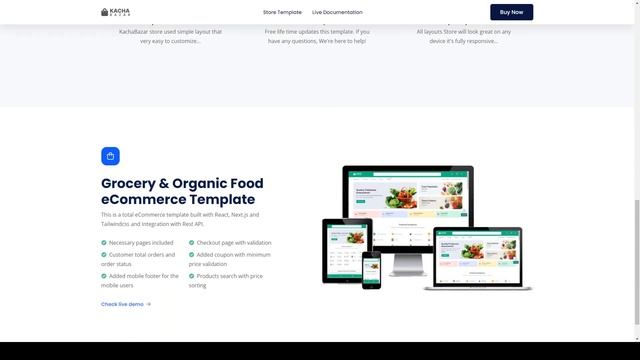 KachaBazar - React Next eCommerce Template next js ecommerce online vegetables смотреть онлайн