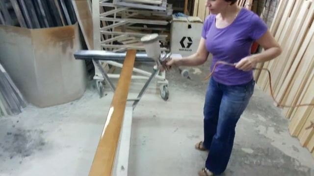 Сравнение качества окраски пневматического и комбинированного распыления смотреть онлайн