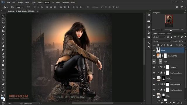Make a Movie Poster With Grunge Texture In Photoshop смотреть онлайн