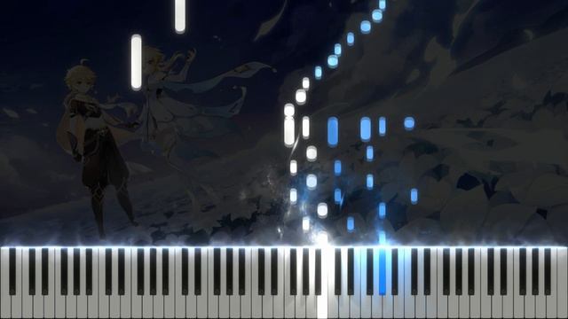 Teyvat Chapter Storyline | Travail (Genshin Impact) - Synthesia / Piano Tutorial смотреть онлайн