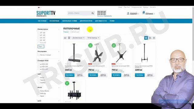 Аудит сайта по продаже кронштейнов для ТВ смотреть онлайн