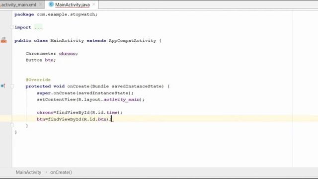 How To Made Stopwatch in Android Studio | How To use Chronometer in Android Studio смотреть онлайн