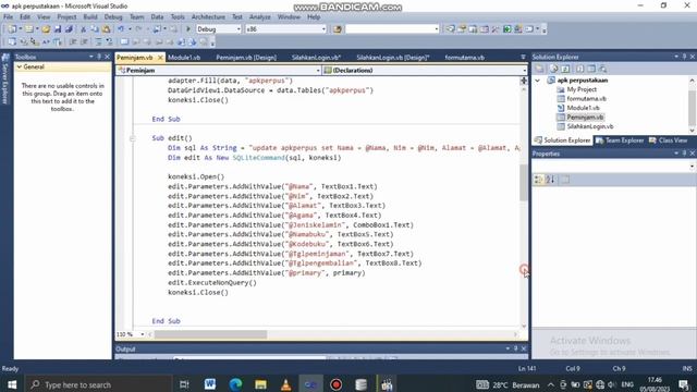 Aplikasi Sederhana Peminjaman Buku Perpustakaan Dengan SQLite Database, Visual Studio 2010 смотреть онлайн