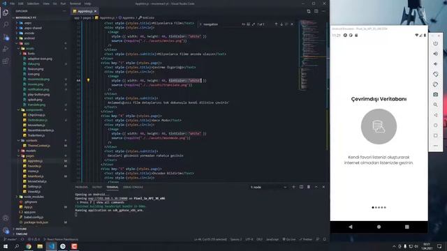 React Native Movie App Tutorial Part - XIII (AppIntro with AsyncStorage) смотреть онлайн