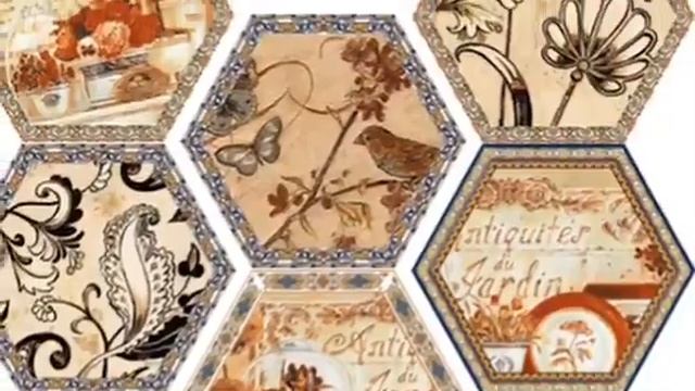 Керамогранит глазурованный матовый шестигранной формы дизайнерской коллекции Hex смотреть онлайн