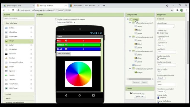 How To Make Random Colours In MIT App Inventor 2 In 19 Minutes  Only | Tutorial6