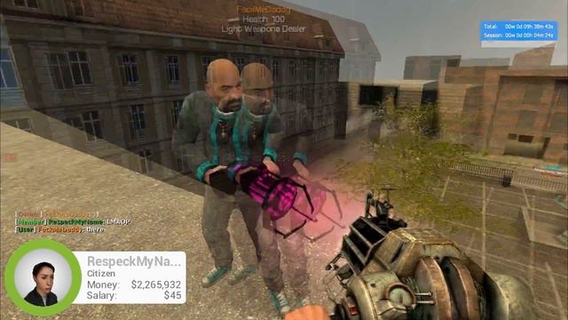 Garrys Mod : DarkRP (Trolling Admin) Bans Himself!!!! смотреть онлайн