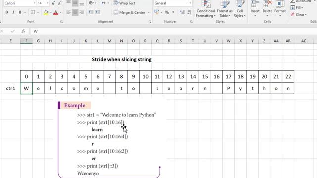 XII CS Python String/Program explaining slicing and stride function/#TNSCERT смотреть онлайн