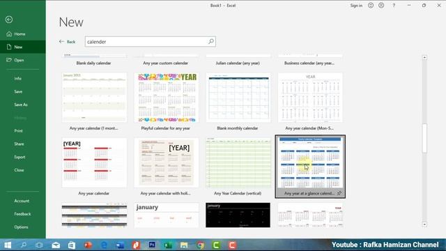 Cara Membuat Kalender di Excel смотреть онлайн