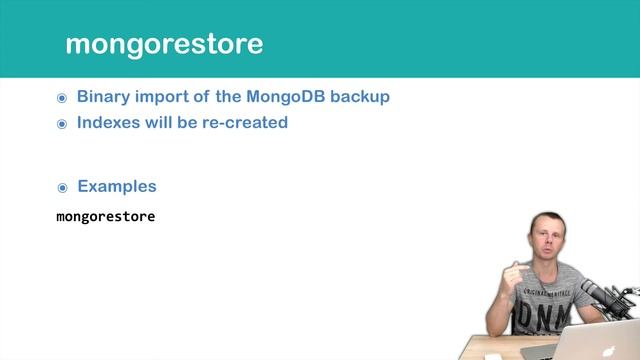 MongoDB Utilities: 08 mongorestore смотреть онлайн