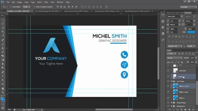 How To Create Corporate Business Card Design For Graphicriver | Graphicriver Submission Tutorial #0 смотреть онлайн
