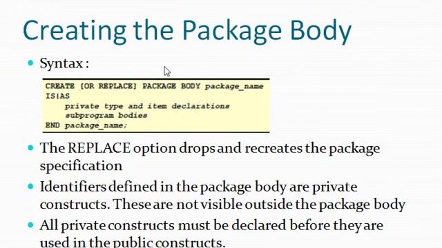 Praktikum Oracle 27 - Membuat Package смотреть онлайн