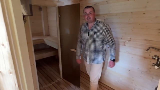 КАРКАСНАЯ БАНЯ ПОД КЛЮЧ. Полный видеообзор смотреть онлайн