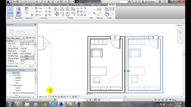 Revit 05-21 Pasting Elements from the Clipboard смотреть онлайн