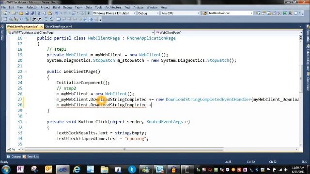 Rigging up WebClient - Consuming Services on Windows Phone - Part 1 смотреть онлайн