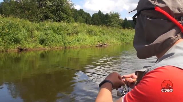 Сплав по реке и ловля голавля на спиннинг воблерами смотреть онлайн