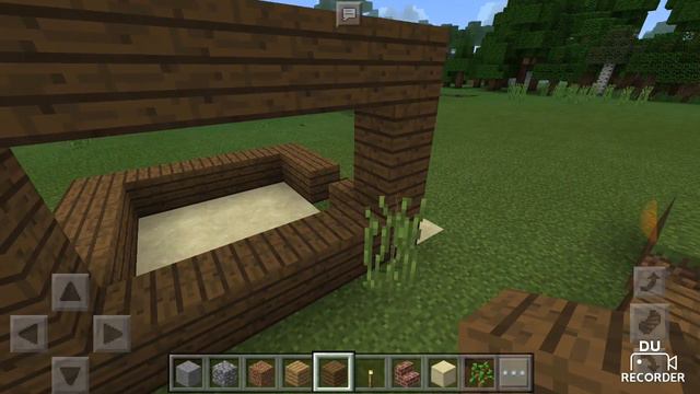 Minecraft Pocket Edition Android App-How to make a small hut for beginners смотреть онлайн