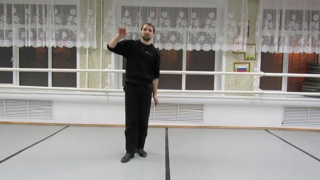 техника исполнения элемента мужского танца "Выкидка" смотреть онлайн