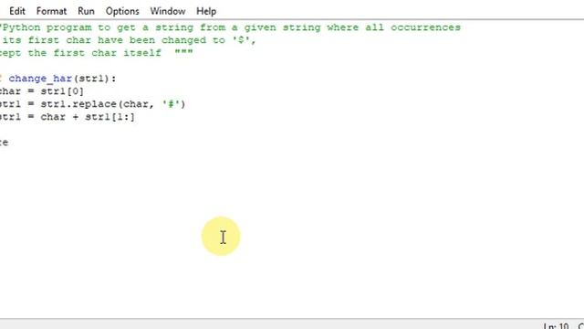 Python program to get a string from a given string where all occurrences смотреть онлайн