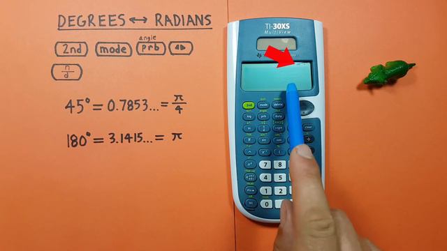 How to convert between Degrees and Radians on the TI-30XS Multiview Calculator смотреть онлайн