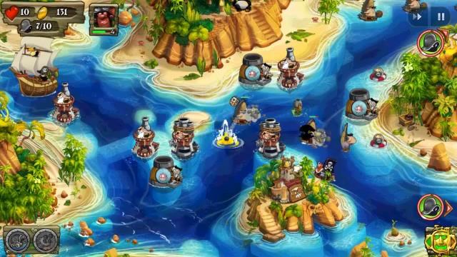 Pirate Legends TD Tower Defense Gameplay on Android - Level 3 смотреть онлайн