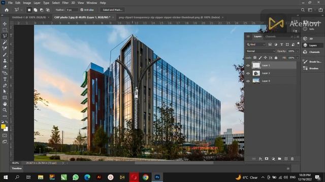 Building Zip Open in Adobe Photoshop 2022 смотреть онлайн