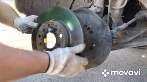 Замена тормозных дисков на Тойота RAV4. ХА20