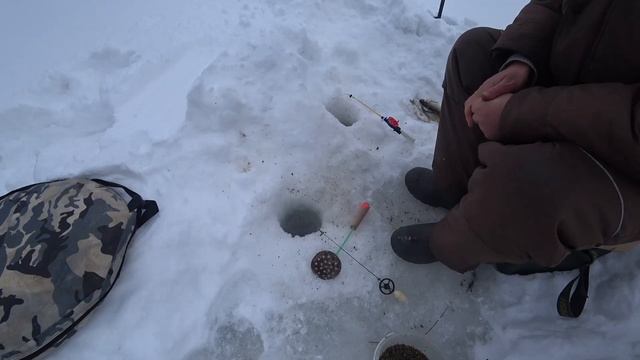 РЕКА БЕЛАЯ! Ловля голавля зимой! смотреть онлайн