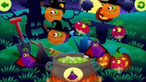 Funny Foods: Halloween Fun | Baby Learn The Names Of Fruits And Food | Game For Kids vesves Tod