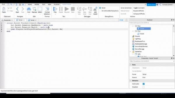 How To Build A Safe Zone In Roblox Studio 2020