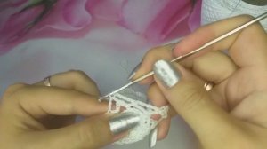 Ажурные носки крючком для самых маленьких//Crochet lace socks for girls