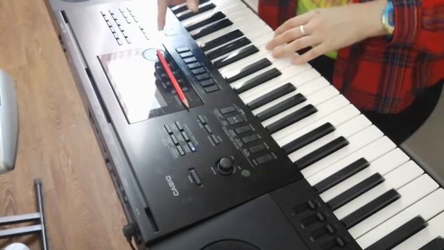 Casio wk-7600. деление клавиатуры смотреть онлайн