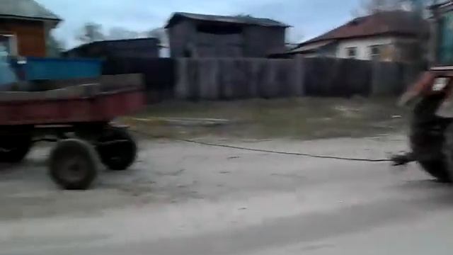 Что делать, если отпало колесо на тракторе смотреть онлайн