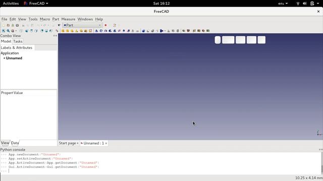 FreeCAD Python Console смотреть онлайн