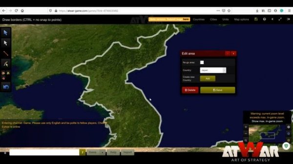atWar Live Stream Test - Map Making