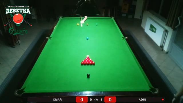 Snooker & Bilijar Klub Desetka - Snooker Table 1 Live