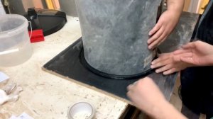 Декоративный бетонный вазон своими руками