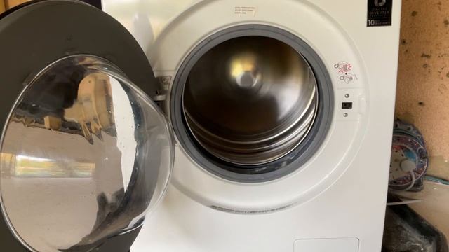 Samsung WW90 - Quick Wash Spin Only 1200RPM With The Door Open | Full Cycle смотреть онлайн
