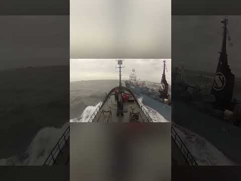 Эко активисты таранят корабль Моряков смотреть онлайн