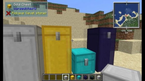 Cursed Chest Mod for Fabric Minecraft 1.14 Demonstration and Review
