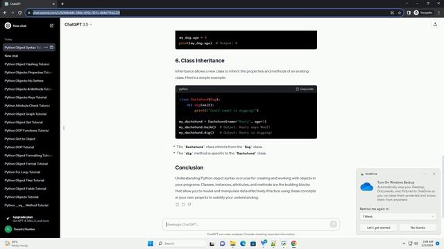python object syntax смотреть онлайн